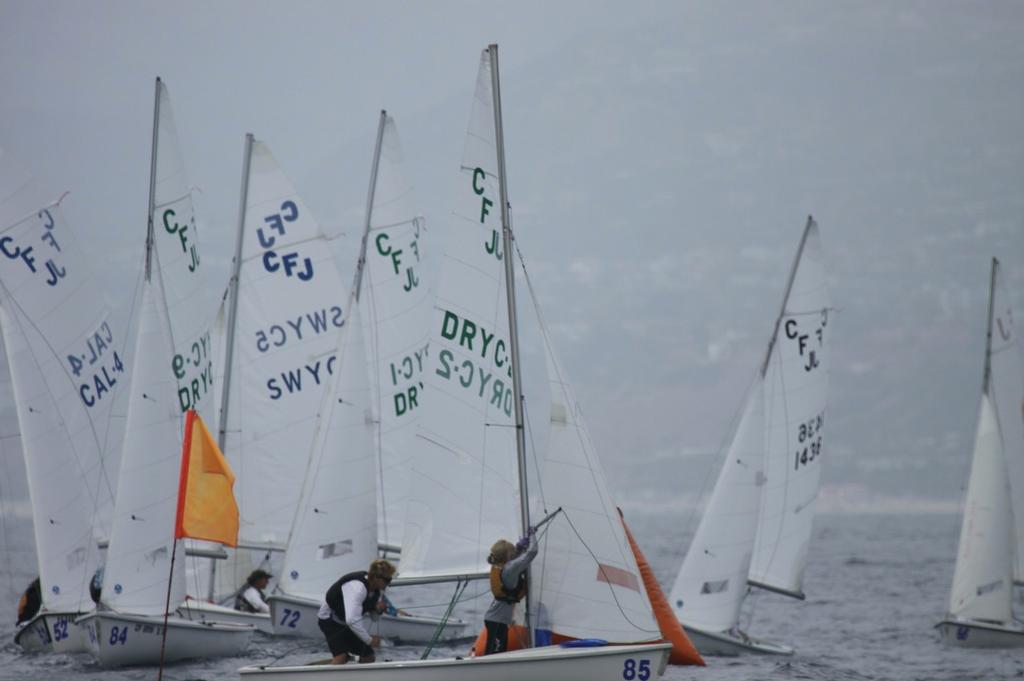 Rounding Weather Mark CFJ Nationals - CFJ Nationals © Virginia Howard